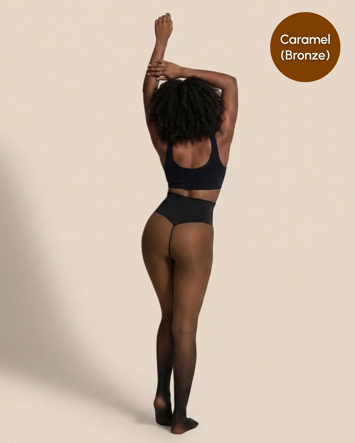 Sheer Illusion Fleece-Lined Tights