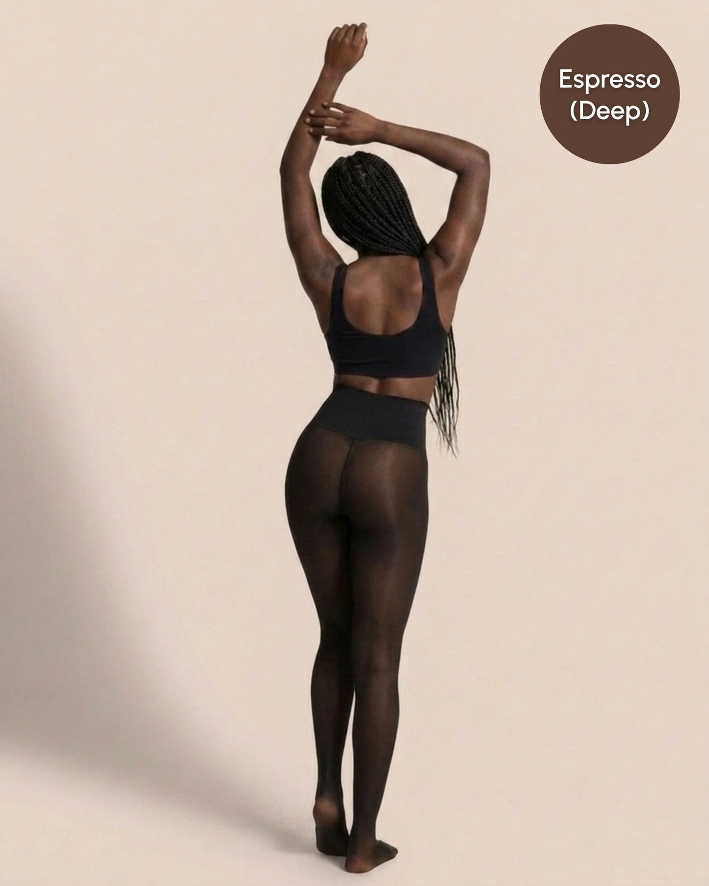 Sheer Illusion Fleece-Lined Tights